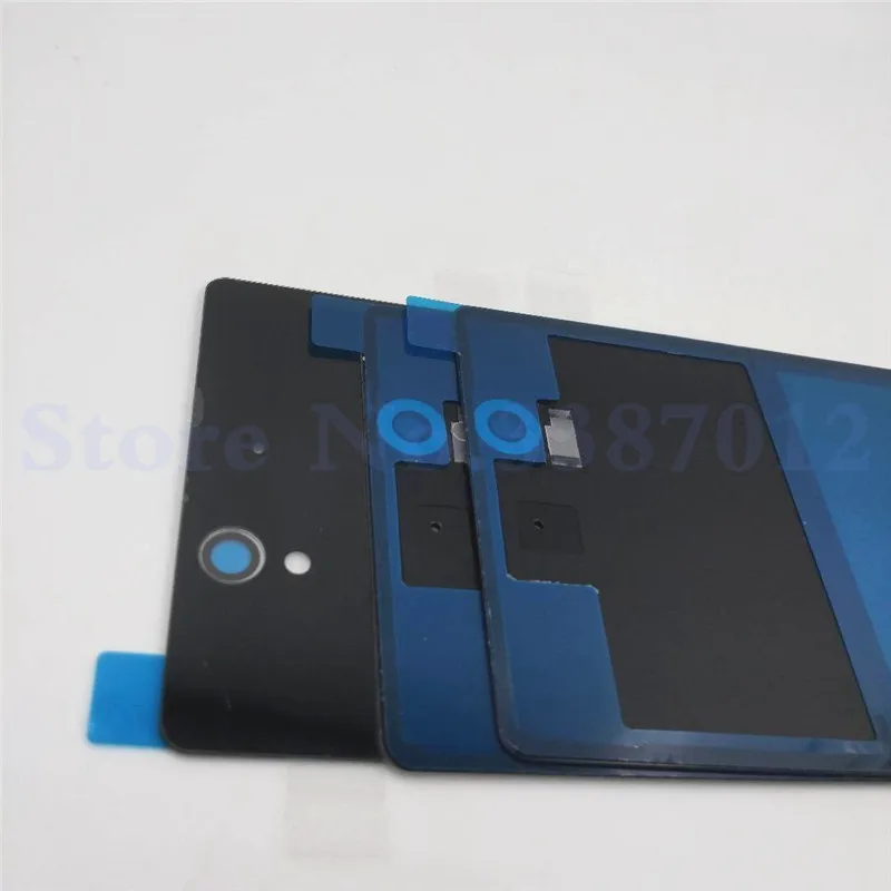 New Glass Back Battery Cover For Sony Xperia Z L36H L36 C6603 C6602 Replacement Rear Door Housing With NFC | Мобильные телефоны и