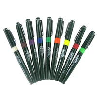 10pcslot hero professional engineering technical pen recharged filling ink fountain pens fiber sketch needle pen drawing liner