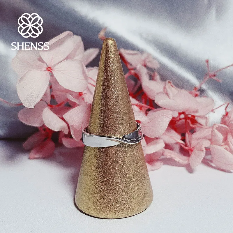 

Elegant Quality 925 Wedding Rings Ins Fashion Simple Adjustable Ring 925 Sterling Silver Ring for Women