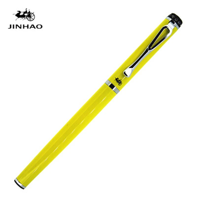 Jinhao 301 Kawaii розовая и серебряная шариковая ручка с зажимом и бриллиантом 0,7 мм Металлические Шариковые Ручки школьные офисные принадлежности - Цвет: 8
