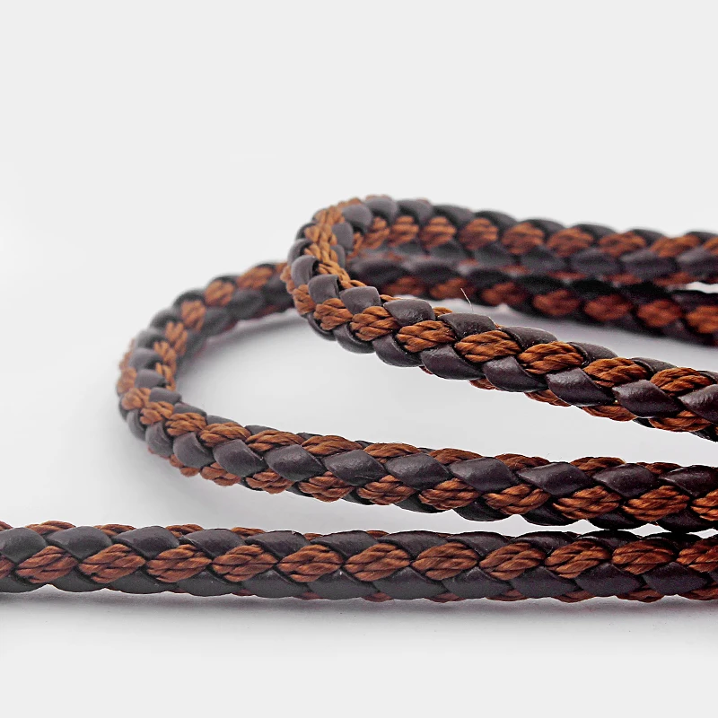 1 метр/упаковка плетеный шнур из искусственной кожи 5 мм|leather cord jewelry|cord adjustercord velvet |