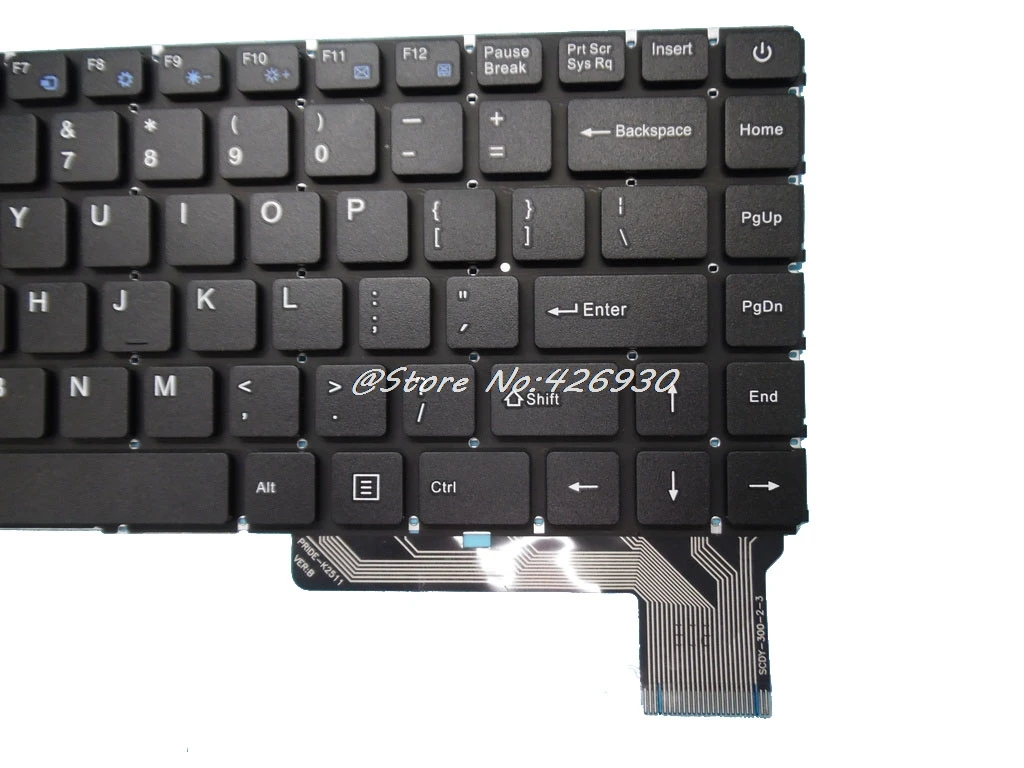 Клавиатура для Jumper EZBook 2 ZX300-C EB10300R001 MB3002003US YXT-NB93-37 SCDY-300-2-3 PRIDE-K2511 английском(новая/старая версия