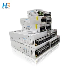 HBL светодиодный драйвер AC110V-220V источник питания 12 В 1.25A 2A 3A 5A 6.5A 10A 15A освещение трансформатор Светодиодный источник питания для светодиодной ленты 5050