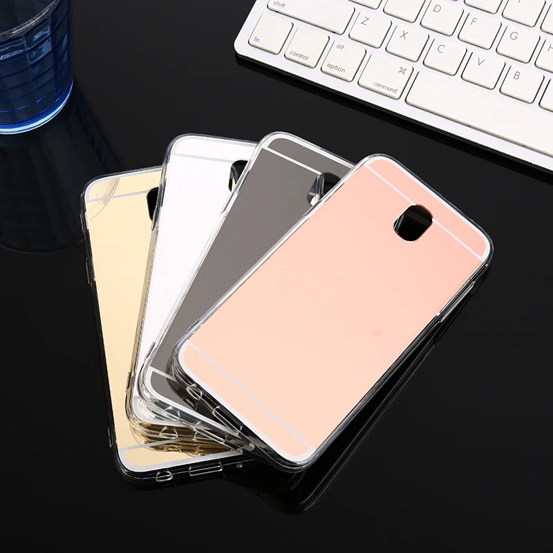 Для Samsung J1 J2 J3 J5 J7 2017 Prime J4 J6 J8 2018 Plus защитный зеркальный Мягкий силиконовый чехол из
