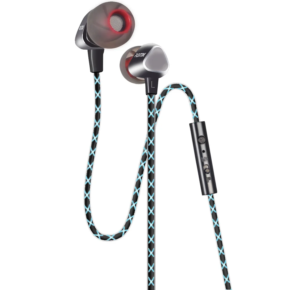 Наушники-вкладыши PLEXTONE X36M противошумные Hi-Fi наушники-вкладыши с микрофоном и