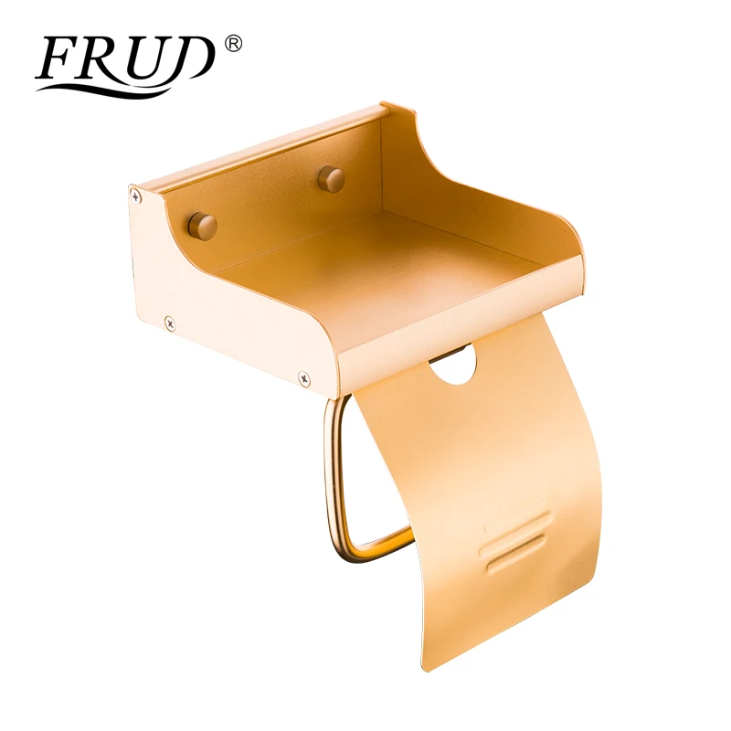 FRUD новые бумажные полотенца держатель для телефона с полкой ванной комнаты