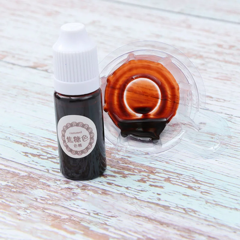 Caramel 1 шт. УФ смолы клей Пигмент Цвет жидкость окрашивающий КРАСИТЕЛЬ DIY ювелирных изделий LXY9 NO29 - Цвет: Caramel