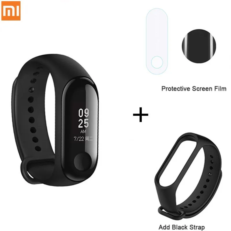 

Смарт-браслет Xiaomi Mi Band 3 Смарт-браслет Mi умный браслет Bluetooth сенсорный OLED экран пульсометр