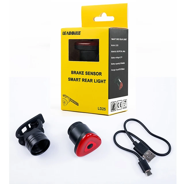Bike Light TWTOPSE Интеллектуальный велосипедный светильник s тормоз Предупреждение автоматическое зондирование Велоспорт MTB дорожный велосипедный задний светильник лампа USB аксессуары - Цвет: Bike Light