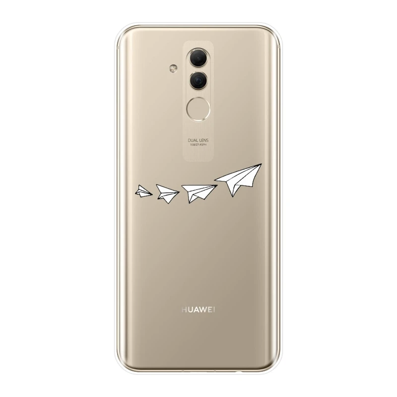 Мягкий чехол из ТПУ для телефона Huawei Mate 9 10 20 Lite силиконовая задняя крышка