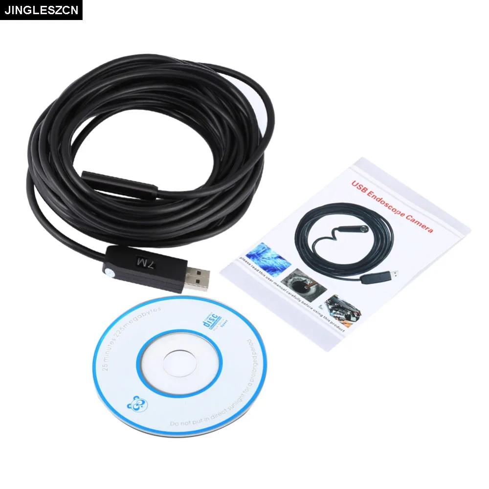 Jingleszcn WI FI эндоскоп 10 мм диаметр 2 м/5 м/7 м/10 м/15 м /20 м/25 Длина Бороскоп Инспекции