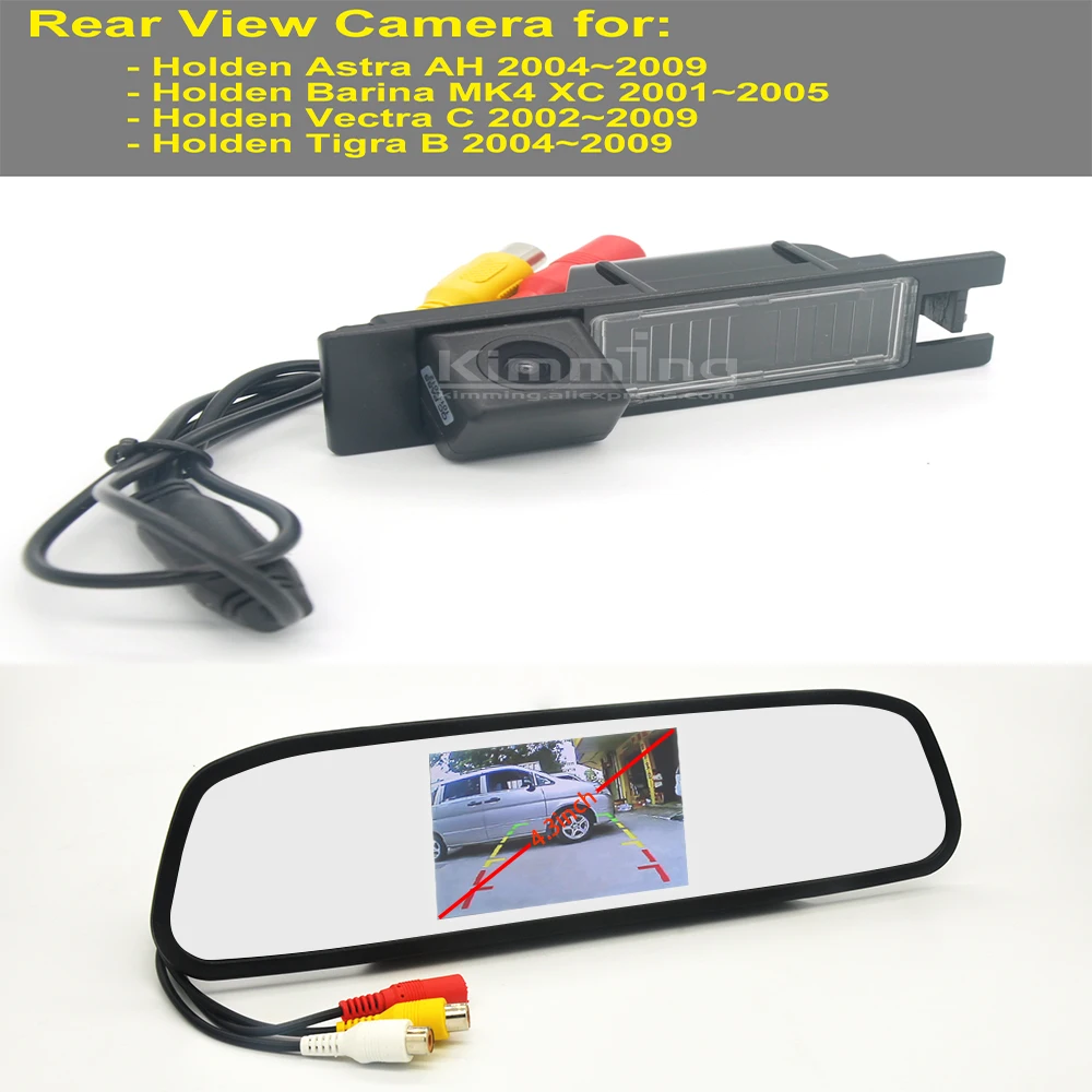 

Car Rear View Camera for Holden Astra AH Barina MK4 XC Vectra C Tigra B Wireless Reversing Park Backup Camera Mirror kit Display