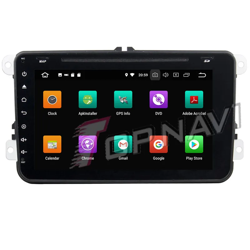 Автомобильный GPS навигатор Topnavi Android 9 0 медиа центр CD плеер для VW Magotan/Caddy/Passat Golf