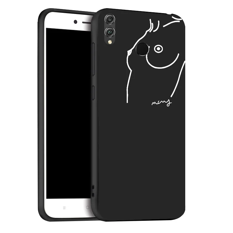 x062 Чехол с 3D рисунком "сделай сам" для huawei Honor 8X 8A 10 Lite, чехол s, черный мягкий чехол на заднюю панель телефона для huawei Honor 7C 7A Pro 9 Lite, бампер - Цвет: x062