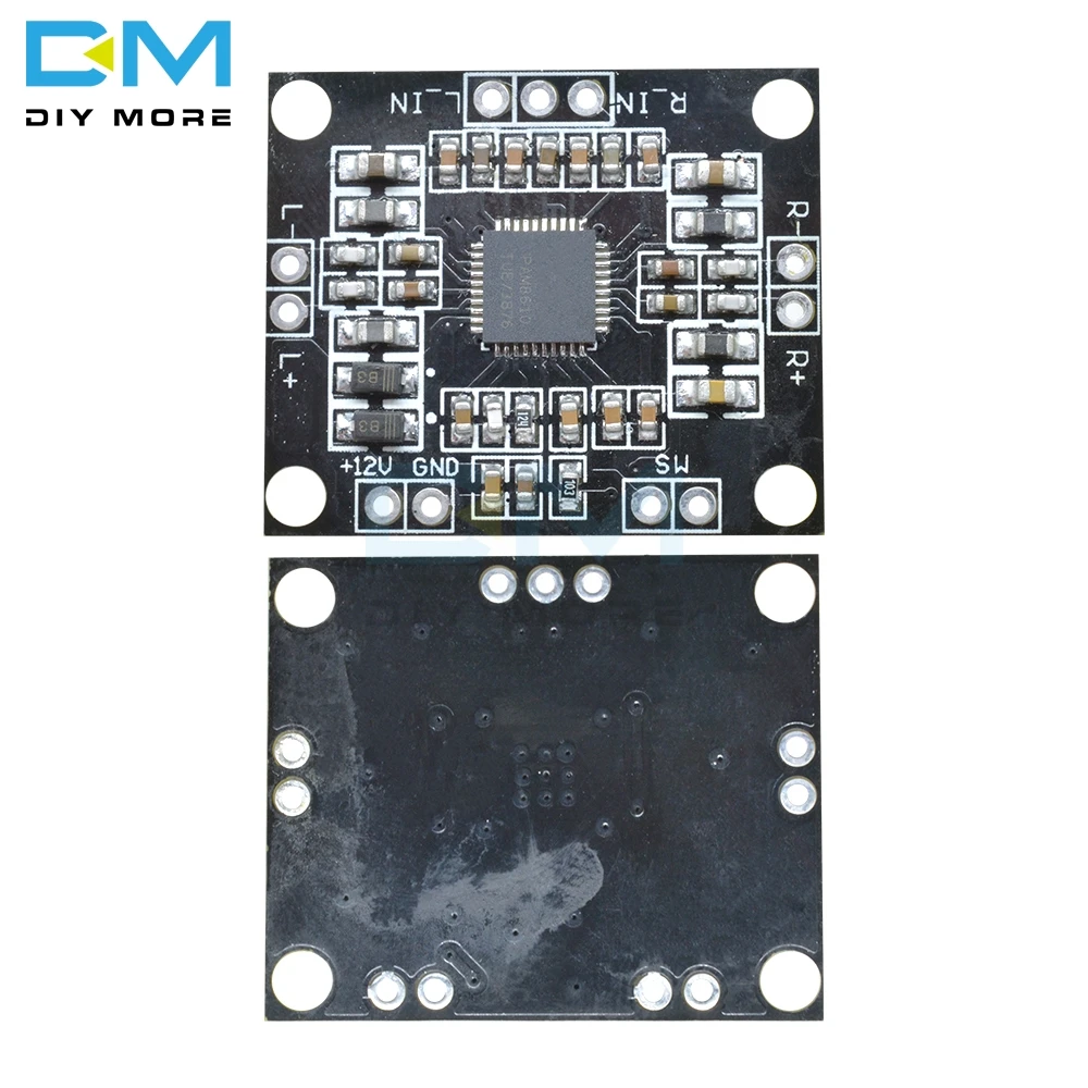 PAM8610 2x15 Вт усилитель мощности доска цифровой двухканальный стерео усилитель мощности доска миниатюрный модуль 12 В