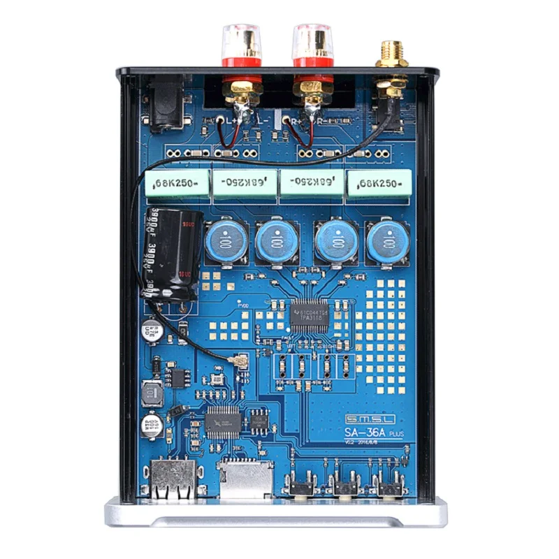 SMSL SA-36A Plus 30 Вт TPA3118 Bluetooth AUX HIfi аудио цифровой усилитель класса d мощности поддержка