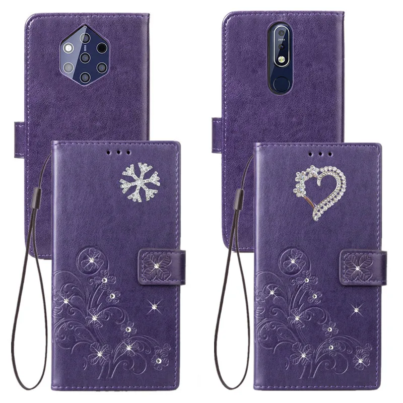 Для Nokia 9 PureView 8 7 5 3 Чехол Love Flip PU кожаный бумажник для карт чехол телефона 1 6 Plus 2 |