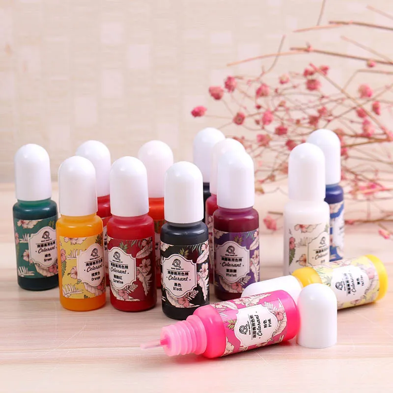 

15 Color UV Resin Glue Pigment Color Liquid Coloring Dye Color Resin Pigments For DIY Making Crafts Jewelry Making Accessories