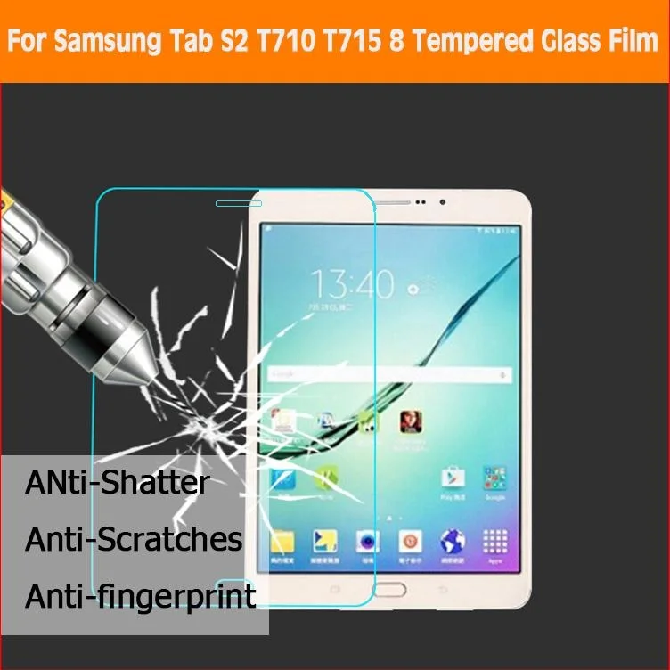2015 0 26 мм 2.5D Противоударная пленка из закаленного стекла для Samsung GALAXY Tab S2 T710 T715 8