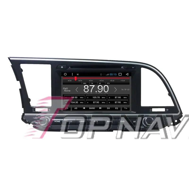 Topnavi Quad Core Android 7.1 Car DVD Multimedia Player for Hyundai Elantra 2016 Radio Stereo GPS Navigation Audio Video In Dash |
