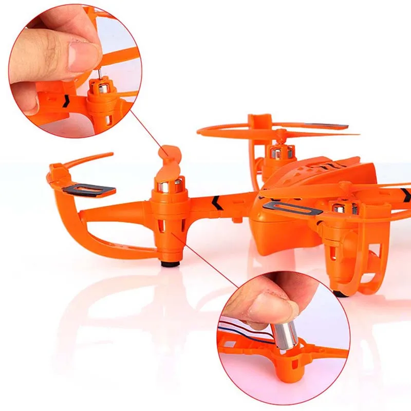 DIY бесголовый мини Дрон с дистанционным управлением простой вертолет 3D