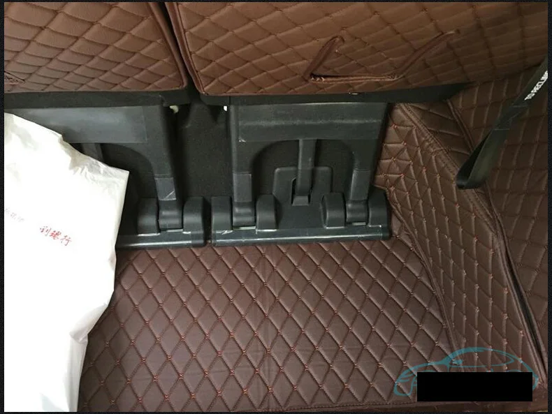 Волокна кожи багажник автомобиля коврик для Kia Carnival 3rd поколения grand carnival grand Sedona автомобильные аксессуары