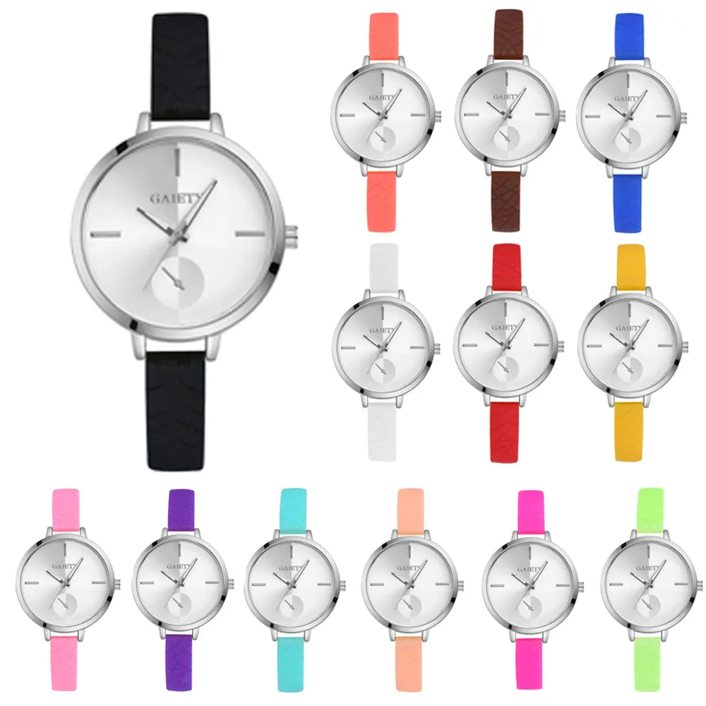 Новые модные женские часы Relogio Feminino Reloj Mujer силиконовые желеобразные Акриловые