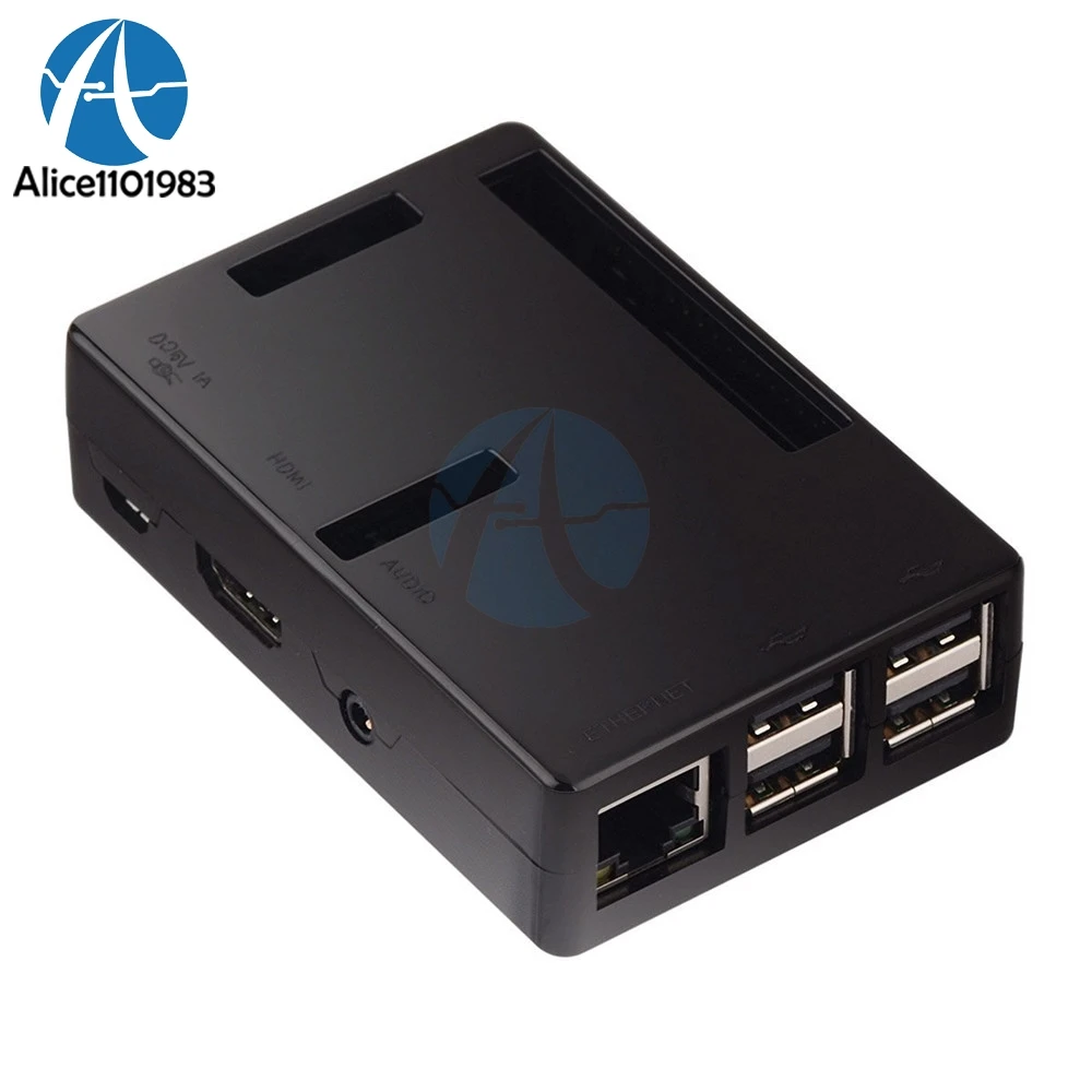 ABS V2 V2.0 чехол Корпус для всех портов Raspberry Pi 2 Модель B + черный прозрачный Diy Kit Electronic