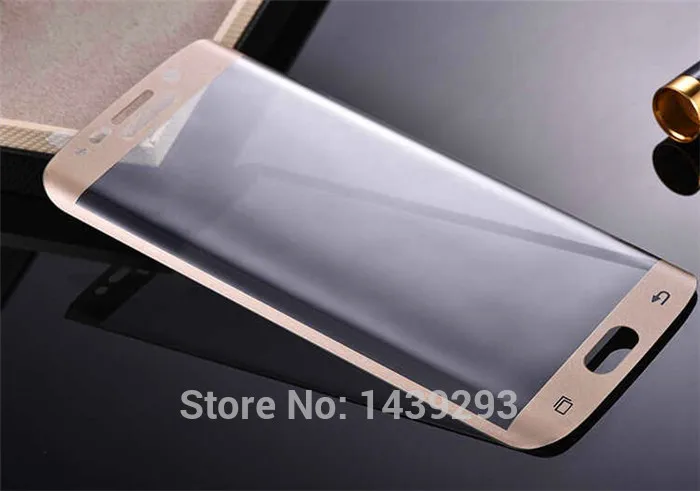 Цветное закаленное стекло с полным покрытием для Samsung S 6 Edge Защита экрана Galaxy S6 G9250