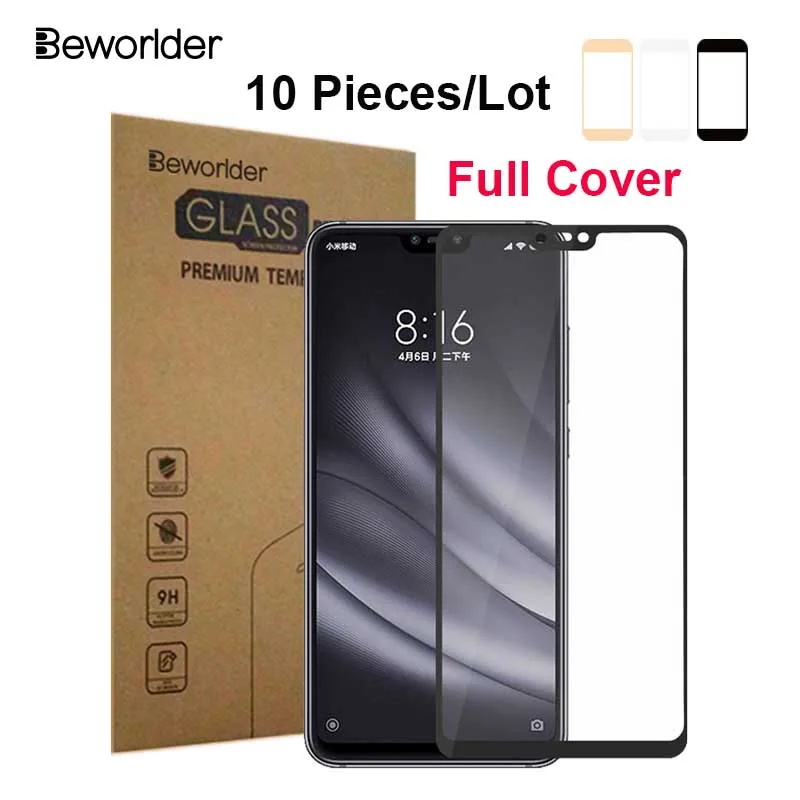 10 шт. закаленное стекло для Xiaomi mi 8X8 Lite 8 Pro SE Защитное Xiao Pocophone F1 защитная