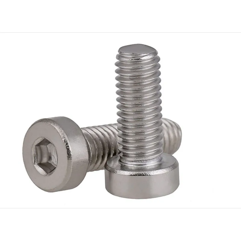 

304 Stainless Steel Thin Head Hexagon Socket Head Hex Head Socket Head Bolts M5