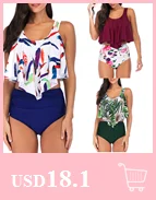 Ladies'one-shoulder бикини купальный костюм с измельченными листья лотоса Высокая талия волнующий раздельный купальник пляжный купальник A30325