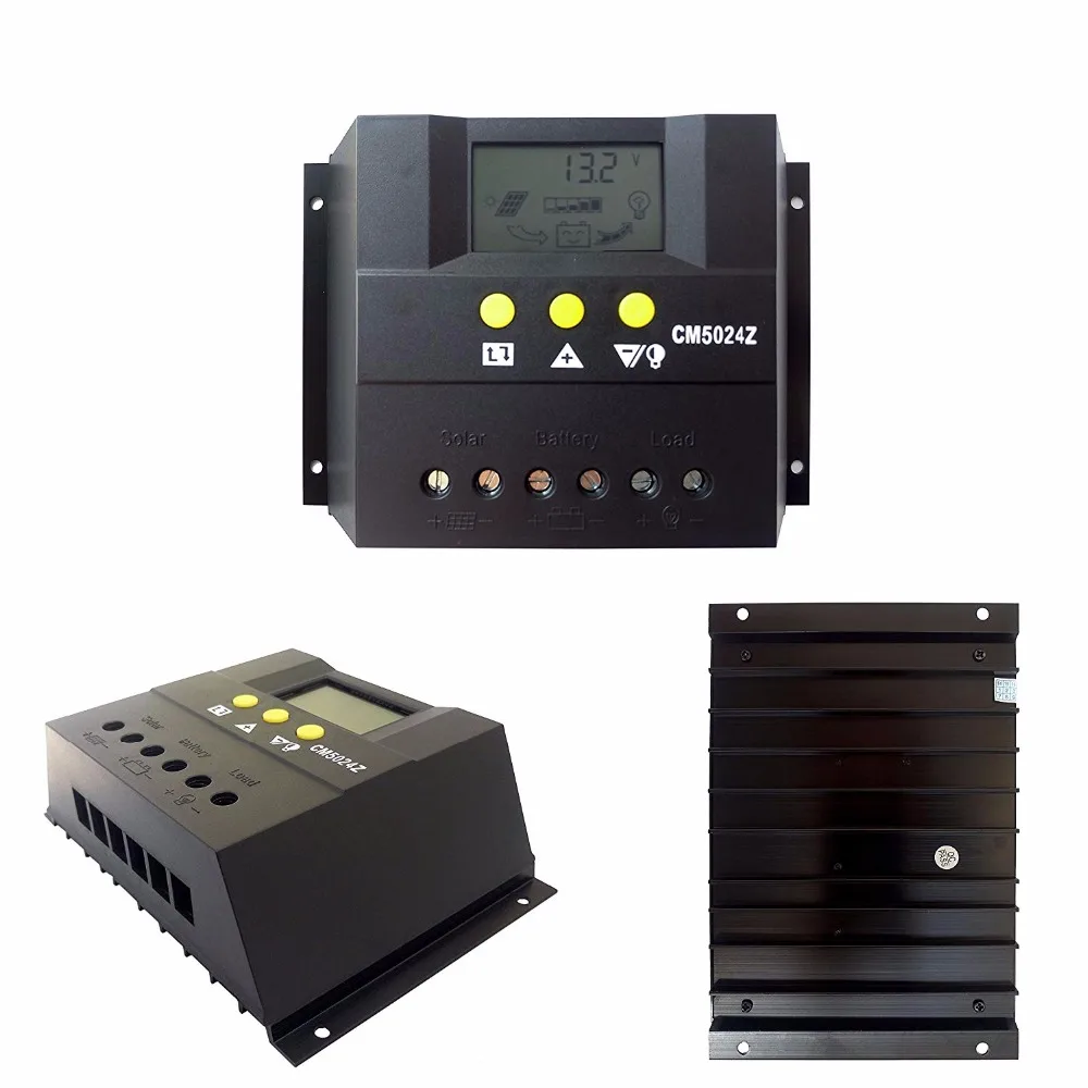 PWM 30A 50A 60A за максимальной точкой мощности, Солнечный Контроллер заряда 12V 24V Авто ЖК-дисплей PV Панель Батарея заряжаемый контроллер Солнечный Системы для AGM батареи
