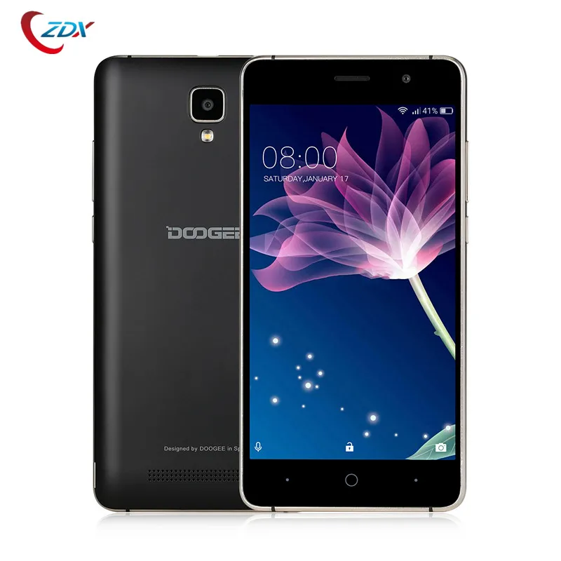 Doogee X10 мобильного телефона 5.0 дюйма IPS 8 ГБ Android6.0 смартфон Dual SIM MTK6570 1.3 ГГц 5.0MP 3360 мАч