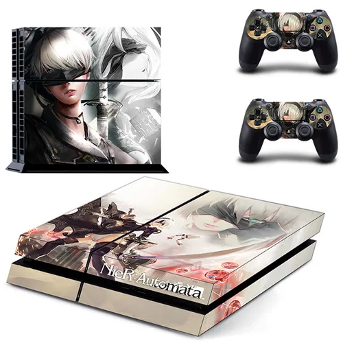 GYTM0664 Игра NieR: Automata PS4 Кожа Наклейка для sony playstation 4 консоль и контроллер кожи PS4 Наклейка Виниловые аксессуары - Цвет: GYTM0664