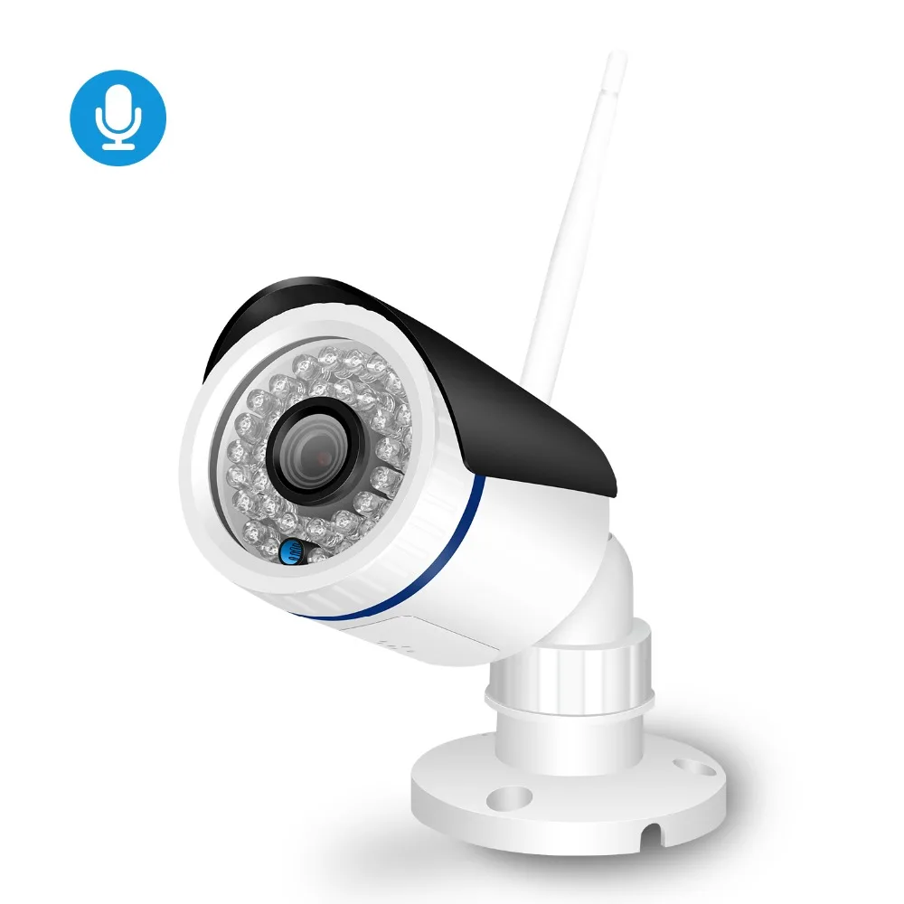 IP камера BESDER беспроводная 1080P Wi Fi с дуплексным аудио ночным видением и датчиком