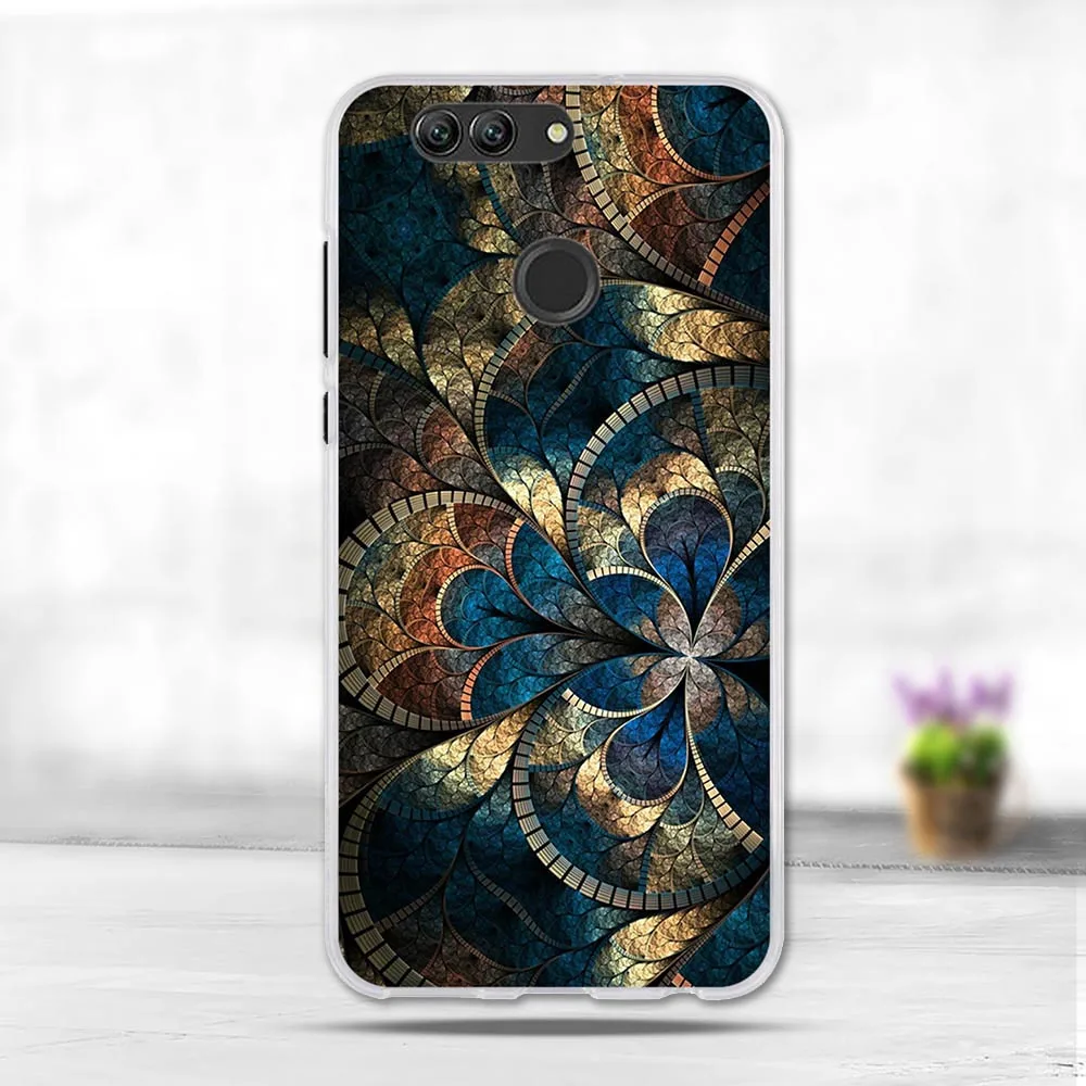 3D чехол с милыми животными для Huawei Nova 2 Plus 3d рисунком на заднюю панель Мягкий