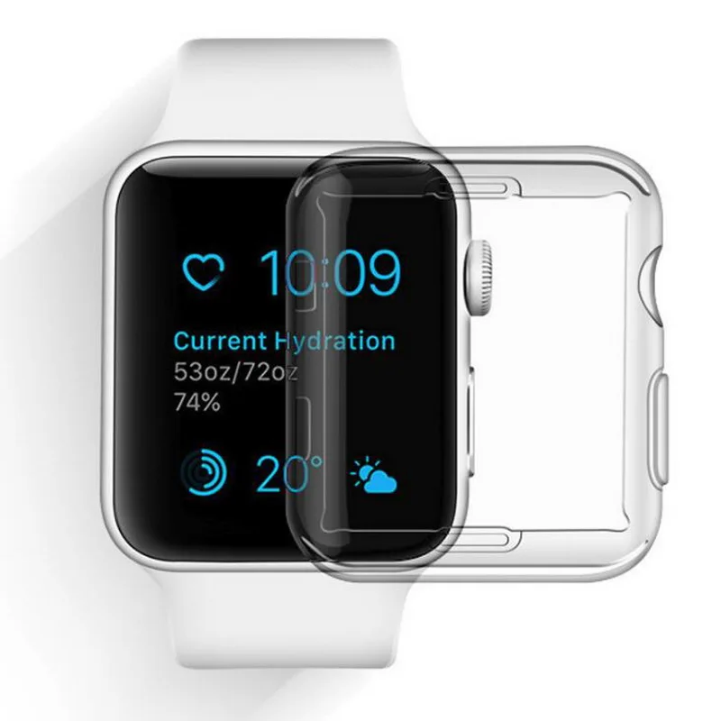 Мягкий ТПУ чехол для часов Apple Watch iWatch серии 4 поколения 40 мм 44 Ультратонкий
