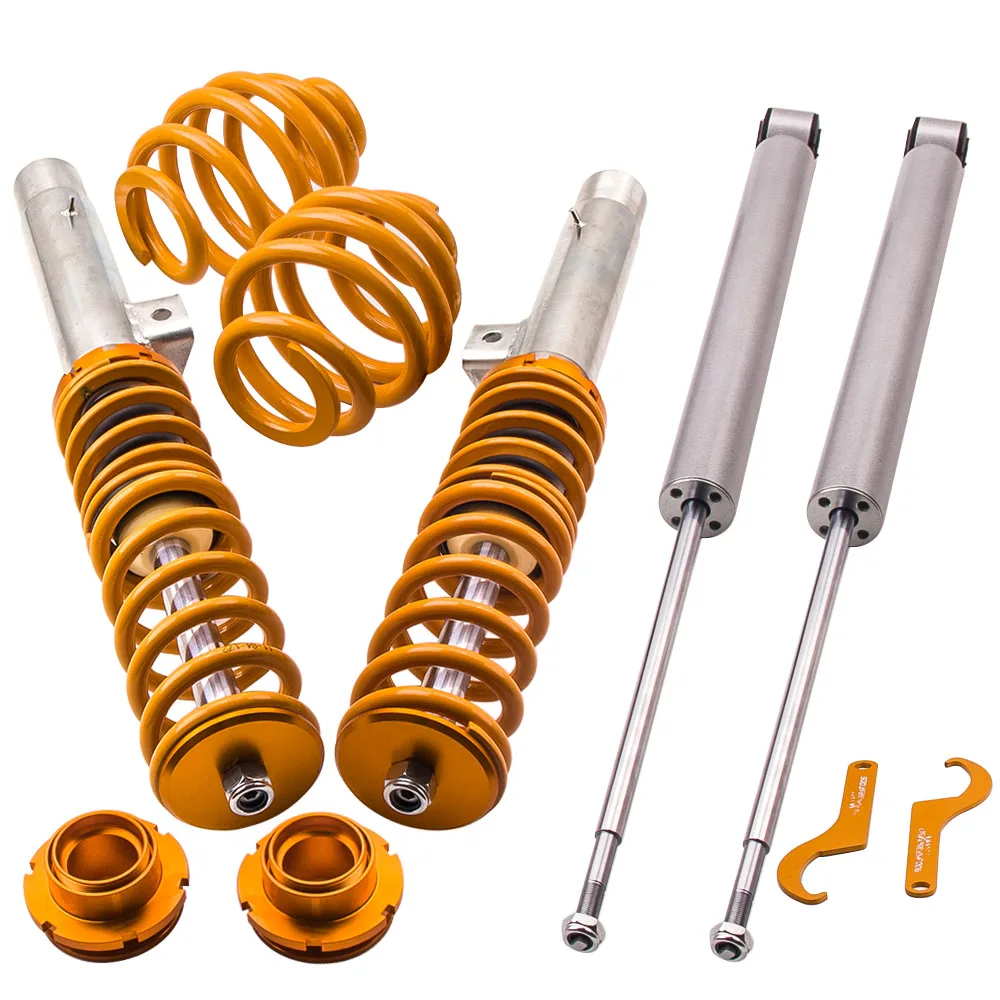 4 шт. Coilovers для BMW E46 98 06 Sedan/Coupe/Wagon/амортизатор понижающий комплект|Амортизаторы и