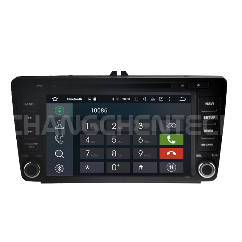 Автомобильный Радио DVD плеер для SKODA Октавия II 2004 2011 Android 9 0 Octa Core 4G 32G автомобильный