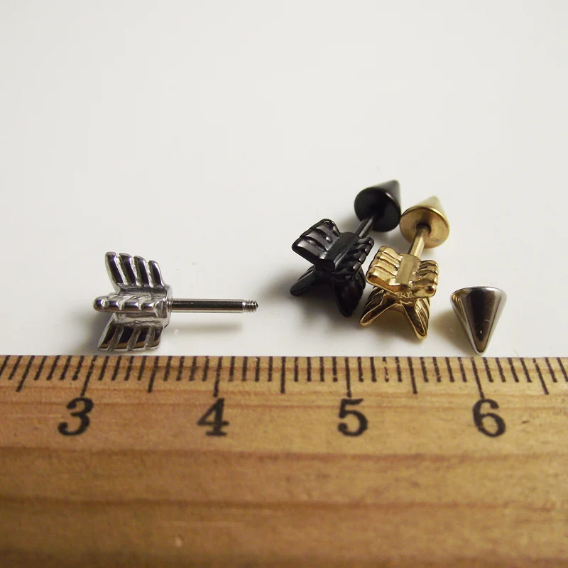 2 шт. серьги-гвоздики из нержавеющей стали | Украшения и аксессуары