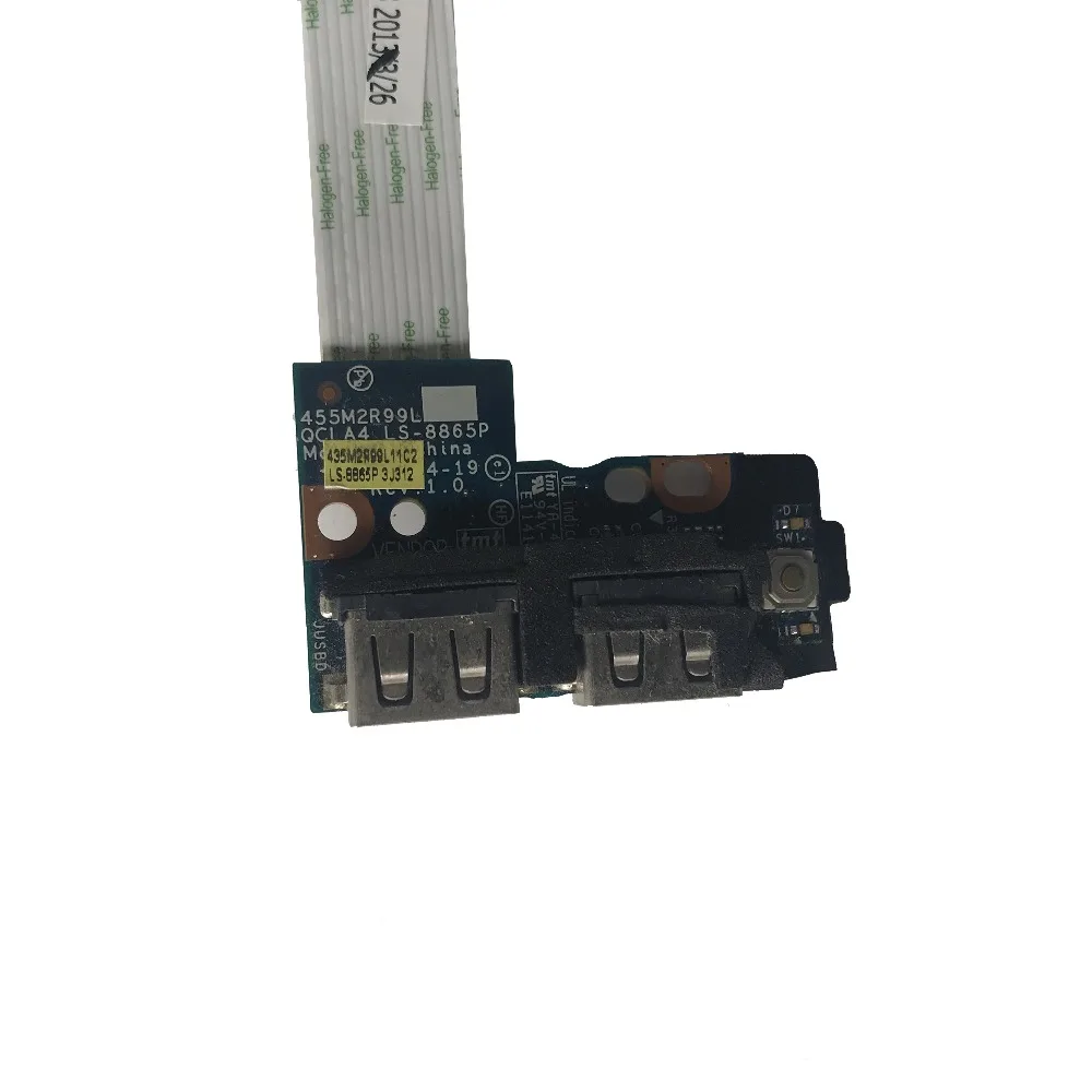 Высококачественная USB-плата с кнопкой питания для Samsung NP350V5C NP355V5C NP350V5X 435M2R99L QCLA4