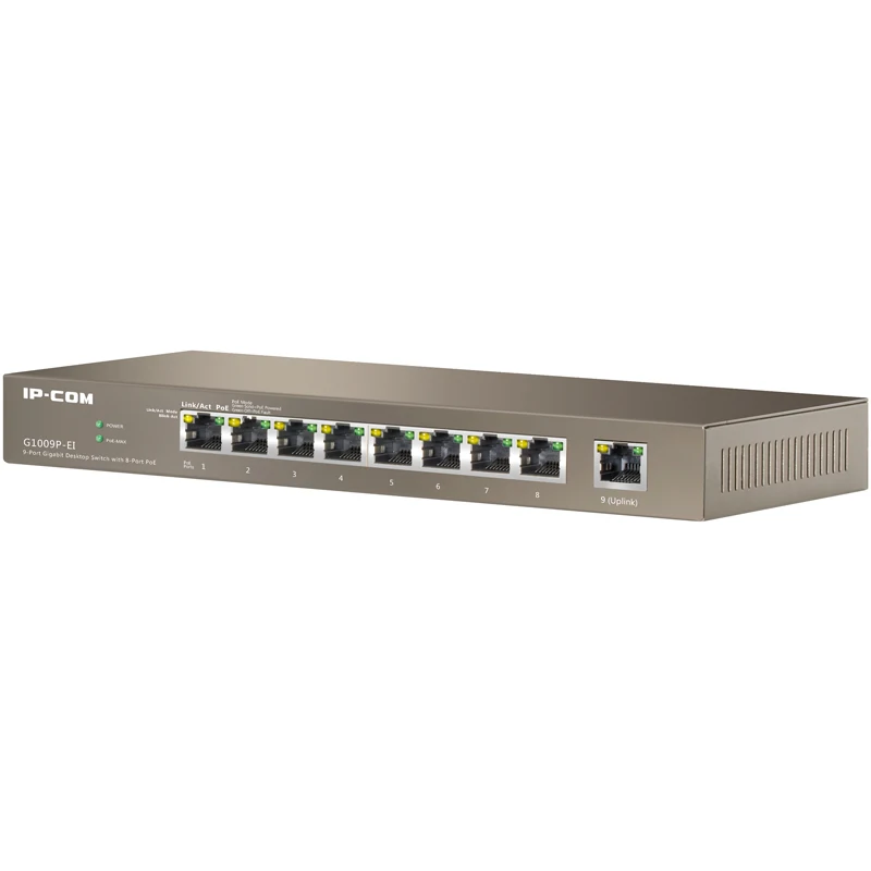 G1009P 9 портовый гигабитный неуправляемый сетевой коммутатор ethernet 9*10 100 1000 Мбит/с RJ45
