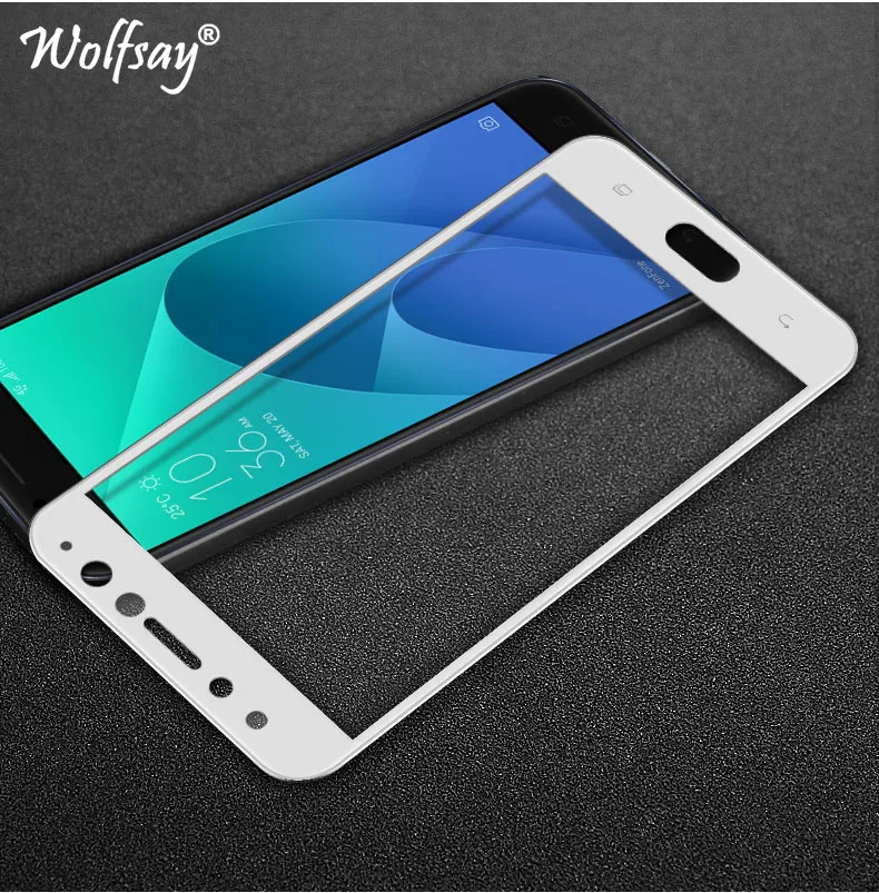 Защитное стекло для экрана Asus Zenfone 4 Selfie Pro ZD552KL закаленное полная пленка|Защитные