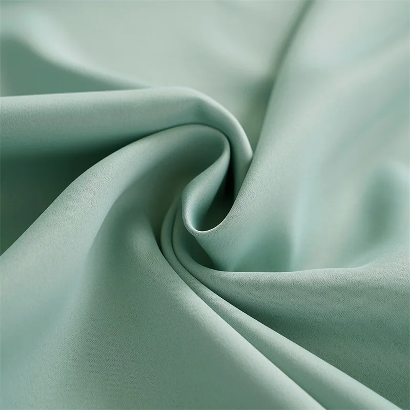 Color 3 Shade Cloth Европейские Элегантные сплошные отвесные занавески, современные затемненные ткани, теплоизоляционная ткань, занавески для спальни, гостиной P092D2 - Цвет: Color 3 Shade Cloth