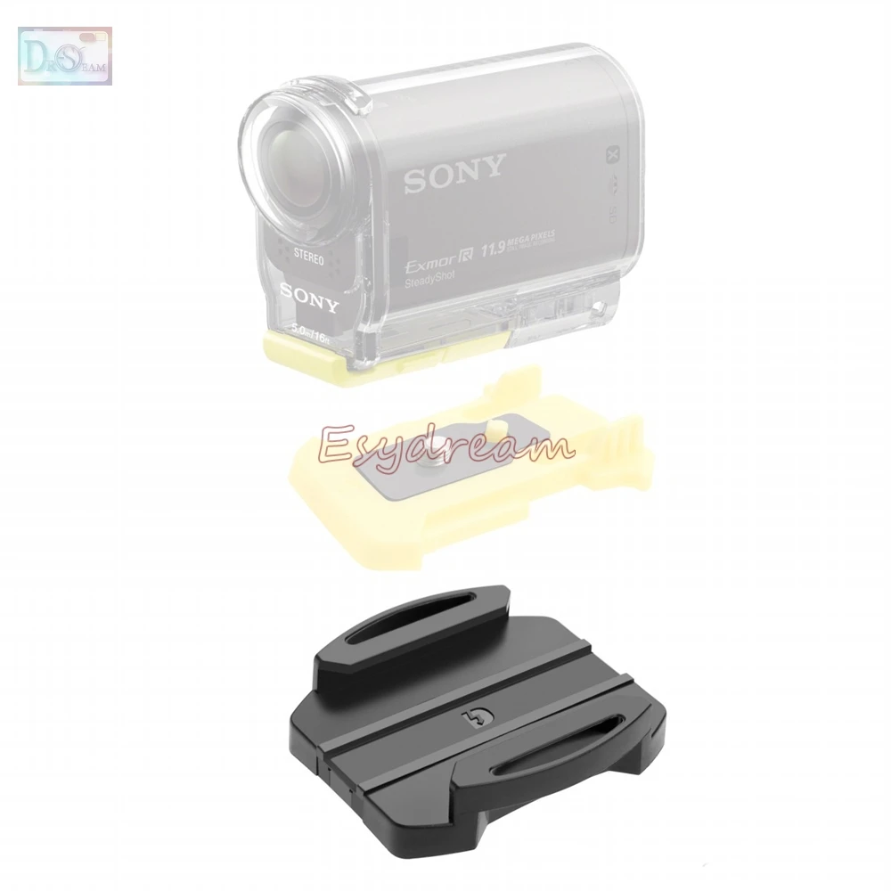 2 плоских поверхностного монтажа + клей Стикеры для Sony экшн FDR X3000 HDR AS100V AS15 AS20 AS300