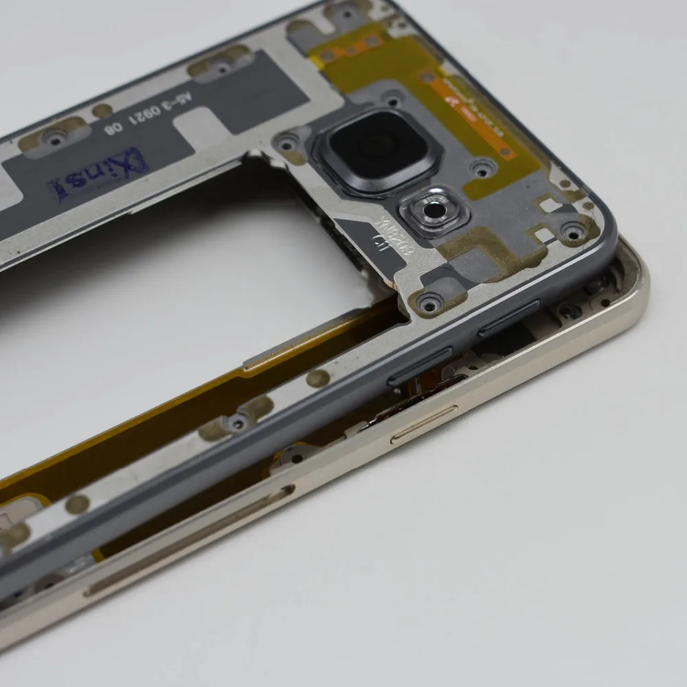 Оригинальная средняя рамка для Samsung GALAXY A3 2016 A310 A310F A510 A510F пластина корпус с