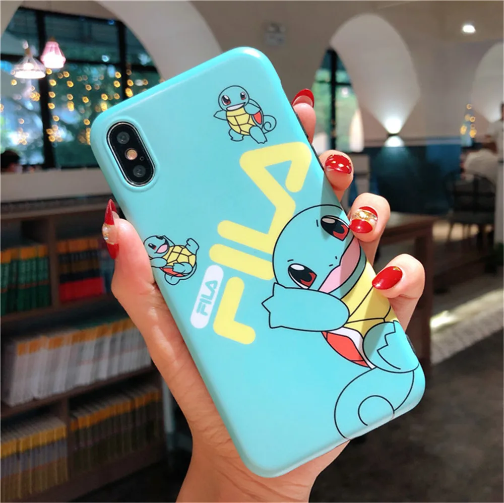 France sport brand Soft silicon cover case for iphone 6 6S S plus 7 7plus 8 8plus X XS XR MAX Japanese lovely anime phone cases |