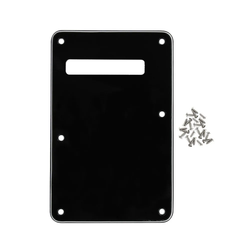 Новая Черная трехслойная Крышка для гитары Strat|guitar tremolo|3 plyguitar backplate |