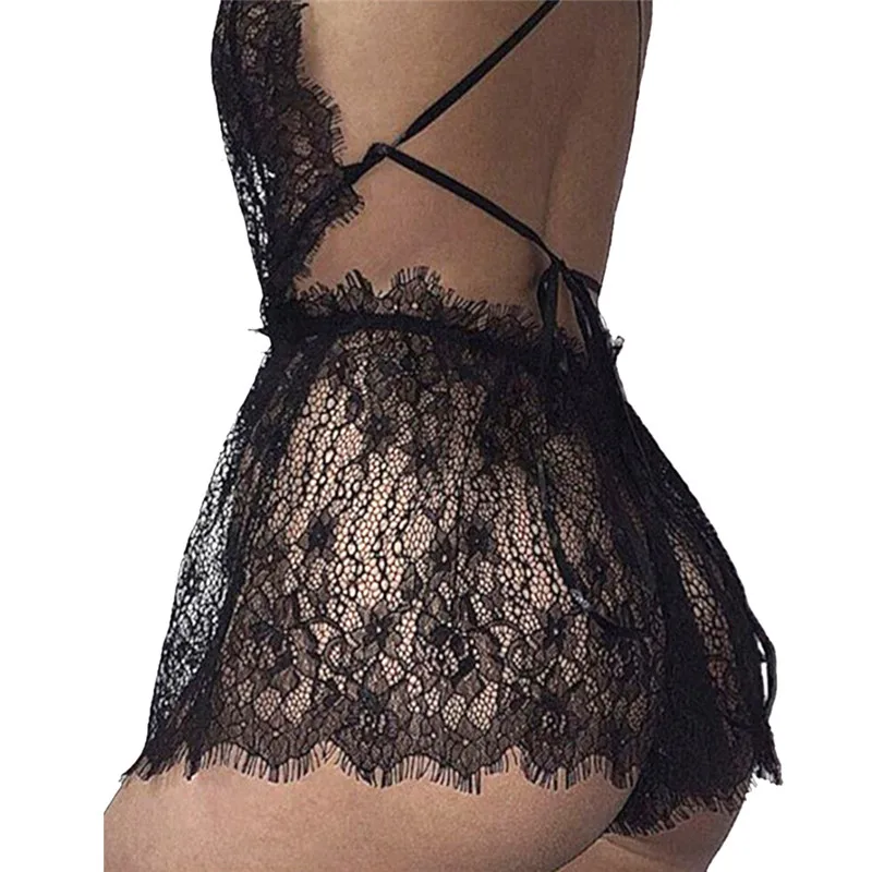 

1PC Babydoll Sexy Lingerie Erotic Lingerie Cosplay Sexy Costumes Hot Sexy Women Lace Teddy Dress